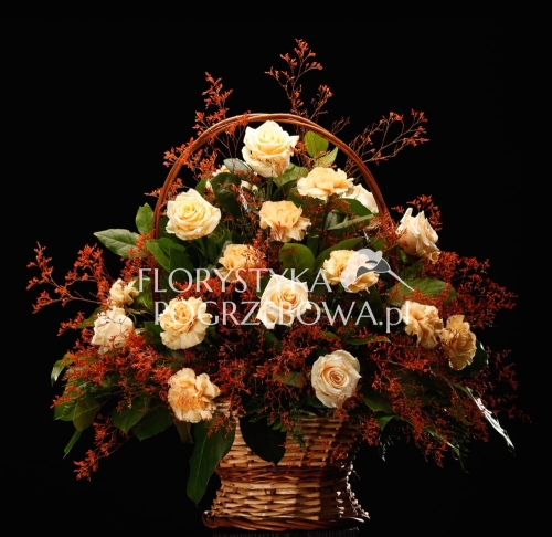 bukiet pogrzebowy warszawa | bukiet kremowy warszawa | bukiety warszawa