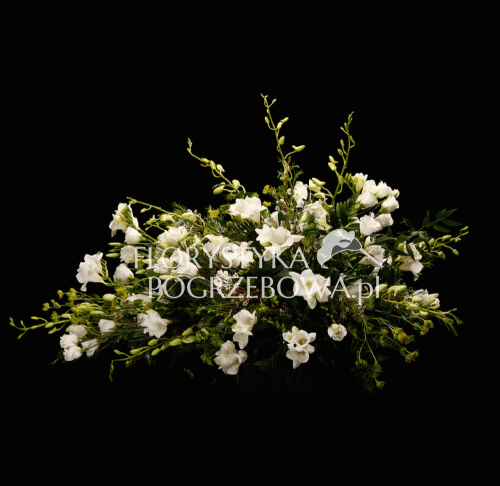 wiązanka pogrzebowa białe kwiaty warszawa | wiązanka pogrzebowa biała warszawa